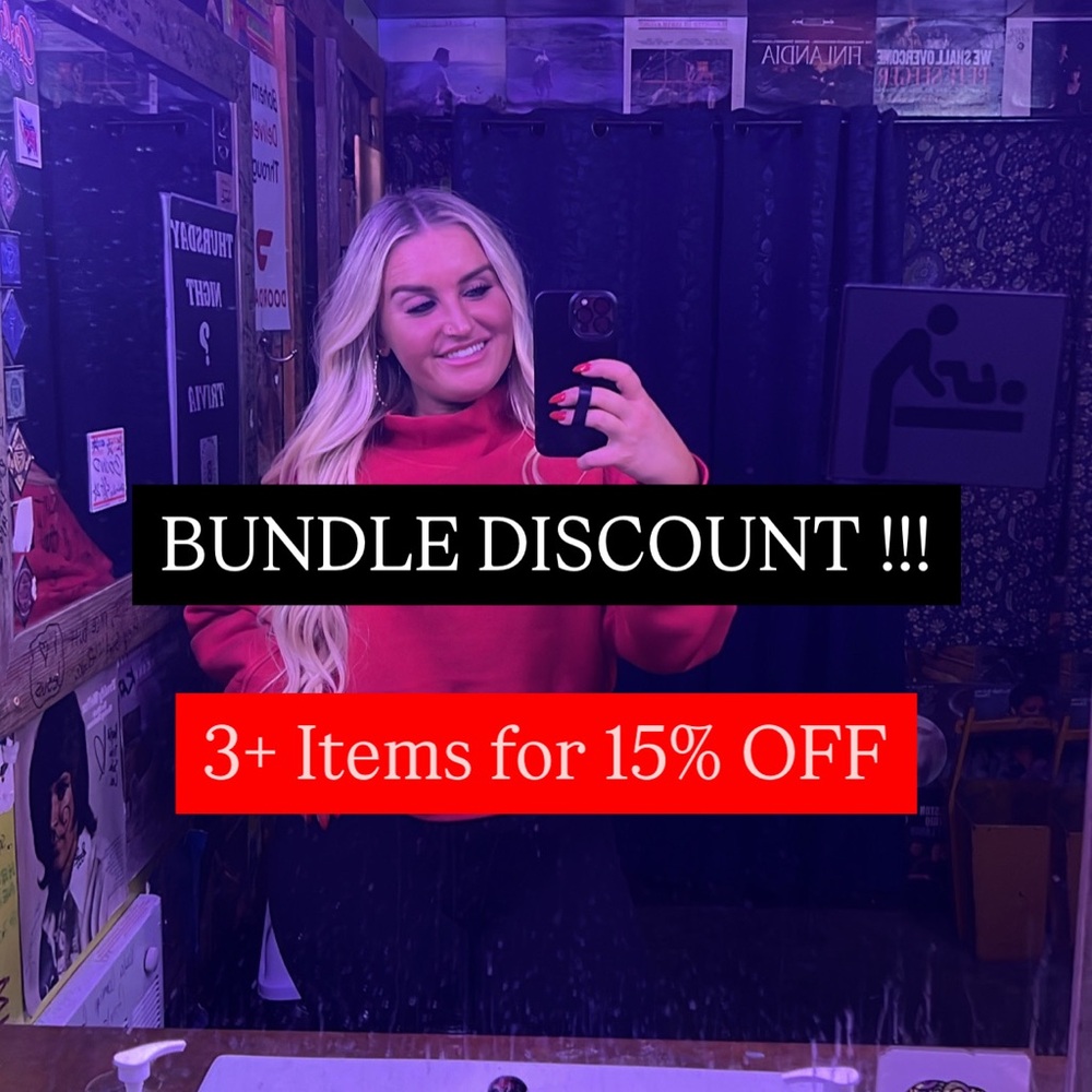 BUNDLE 3+ ITEMS FOR 15% OFF